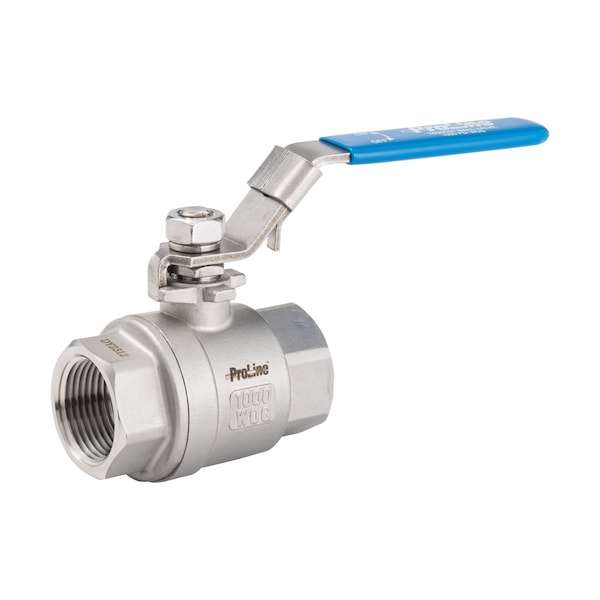 Proline Series Stainless Steel 1-in FIP Ball Valve with Locking Handle Series 7690SST 107-715SS - main