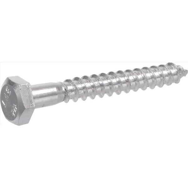 Hillman 3/8 in. X 1 in. L Hex Zinc-Plated Steel Lag Screw, 100PK 230071 - main
