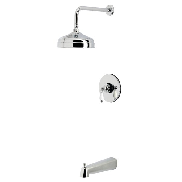Kingston Brass Single-Handle Pressure Balanced Tub and Shower Faucet, Polished Chrome KB6331PL - main