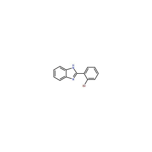 Ak Scientific 2-(2-Bromophenyl)-1H-1, 3-benzodiazole (5g), CAS 13275-42-8 1715AL-5g - main