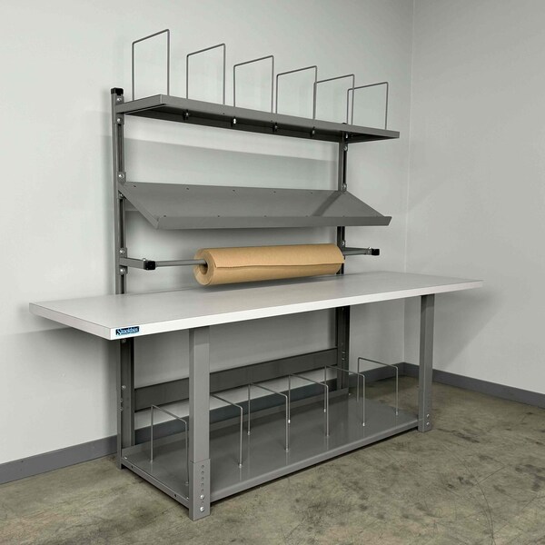 Stackbin Packing Work Bench, 96" W, 1000 lb. 4-8XPACK-4E-GN - main