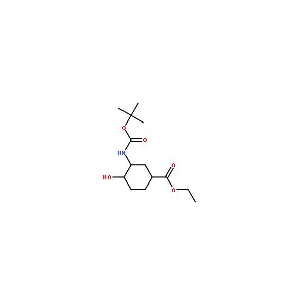 Ak Scientific (1S, 3R, 4R)-3-(Boc-amino)-4-hydroxy-cyclohexanecarboxylic acid ethyl ester (5g), CAS 365997-33-7 9770AF-5g - main