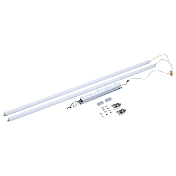 Nuvo 50/45/40/35/30 Watt LED Light Bar Retrofit Kit 3K/35K/4K/5K/65K CCT Selectable 2-Bars 4 Feet 120-277 65/1334 - main