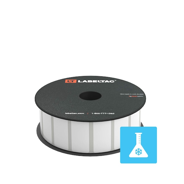 Labeltac LabelTac Die-Cut Cryogenic Laboratory Supply, 1.5in x .5in, 1,500 Labels/Roll LT1505CG-1500 - main