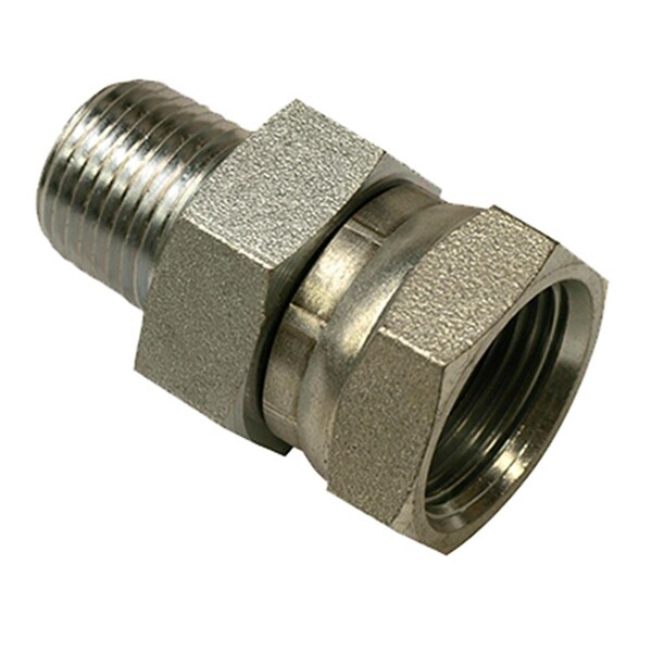 Gizmo 39004400 0.5 in. Male Pipe x 0.75 in. Female Pipe Swivel Hydraulic Adapter GI844241 - main