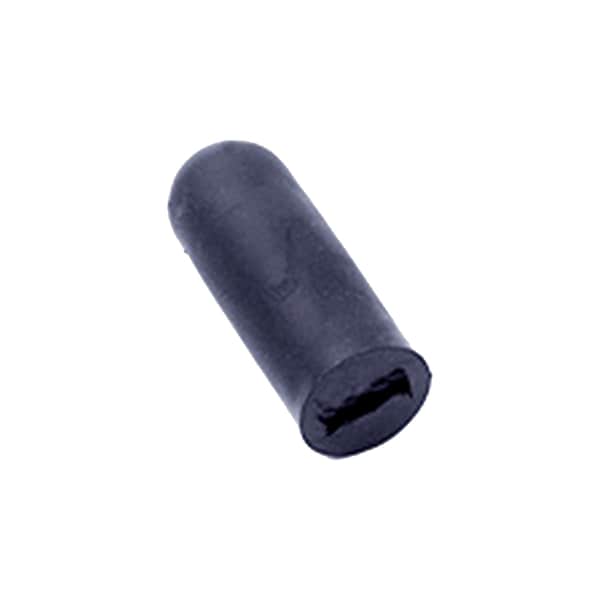 Invacare Hme Rubber Tip For Invacare, Fit 9/16" X 7/64" Flat Handle, Black, 2"L 106458 - main