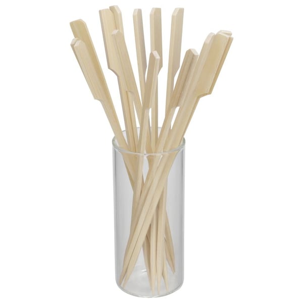 Verterra 7" Bamboo Paddle Pick, 25 bags / 100 per bag, 2500PK VT-PK-07 - main