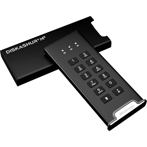 Kanguru ISTORAGE DISKASHUR M2 FIPS 140-3 LEVEL 3 (PENDING) SECURE PIN PROTECTED SSD-1TB- IS-DAM2-256-1000 - main