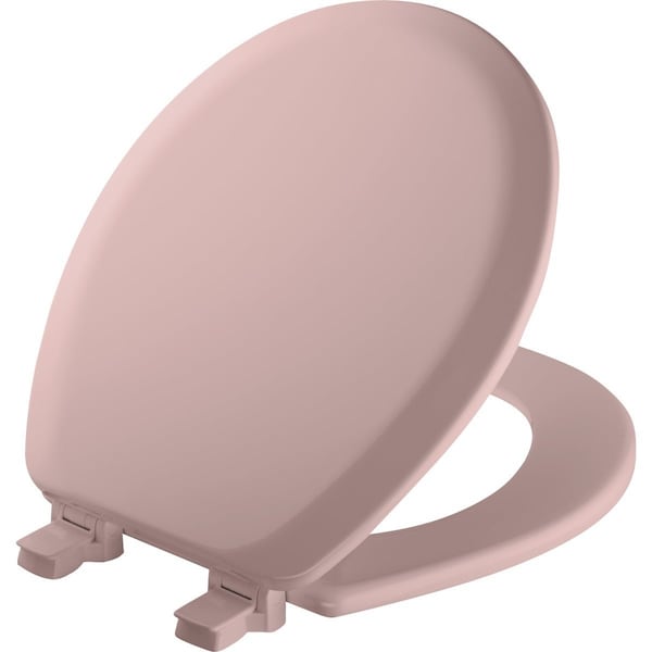 Bemis Mayfair Advantage Round Closed Front Pink Wood Toilet Seat 41EC023 - main