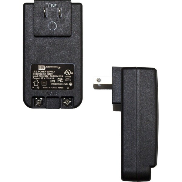Mg Electronics Power Supply, 100 to 240V AC, 12V DC, 0.5A, Screw Mount ST-12500 - main
