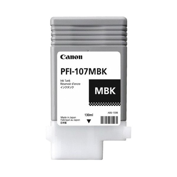 Canon PFI107MBK Matte Black Inkjet Cartridge 130ml 6704B001 - main