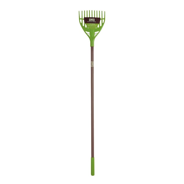 Ames 8 in Shrub Rake, Poly Head, Steel Handle, Cushion Grip 2915900 - main