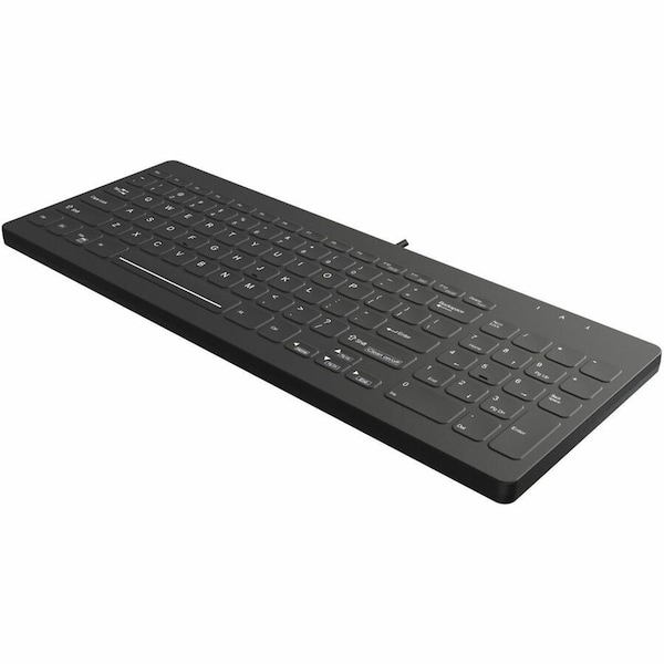 Tg3 Electronics Black, 96 Key, White Backlit, Low Profile, Usb KBA-CK96-BNUW-US - main