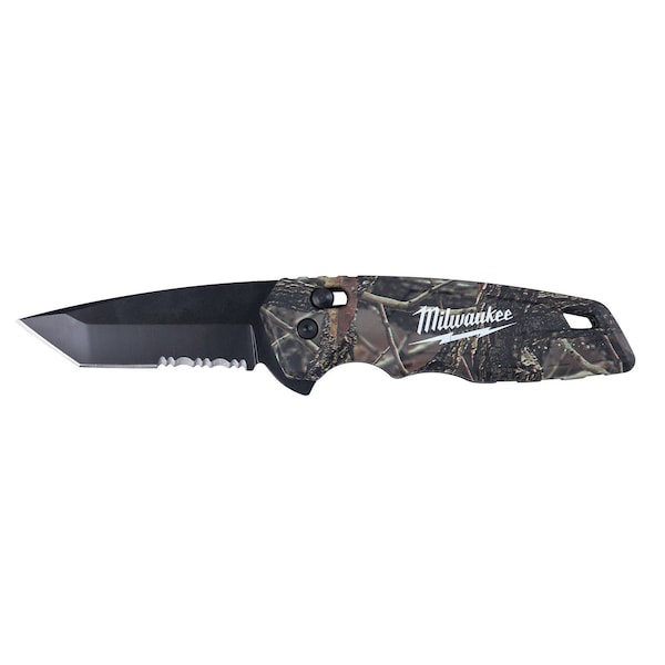 Milwaukee Tool FASTBACK Camo Spring Assisted Folding Knife 48-22-1535 - main
