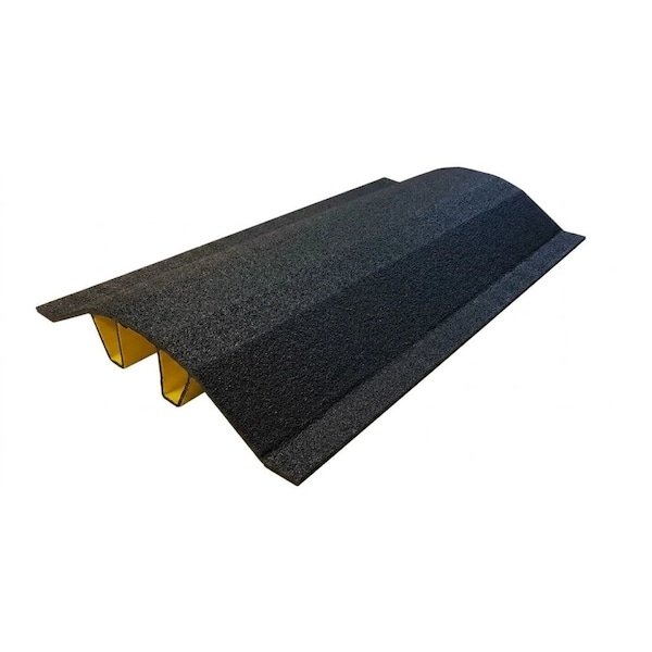 Safeguard Technology 48x20x3in Anti-Slip Pipe & Cable Cover, FRP Fiberglass Extra Fine (Residential), Black, Covers PFSRN-BLK-48x20 - main