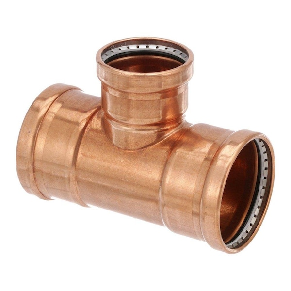 Viega ProPress tee P1 4 P2 4 P3 3 copper 20723 - main