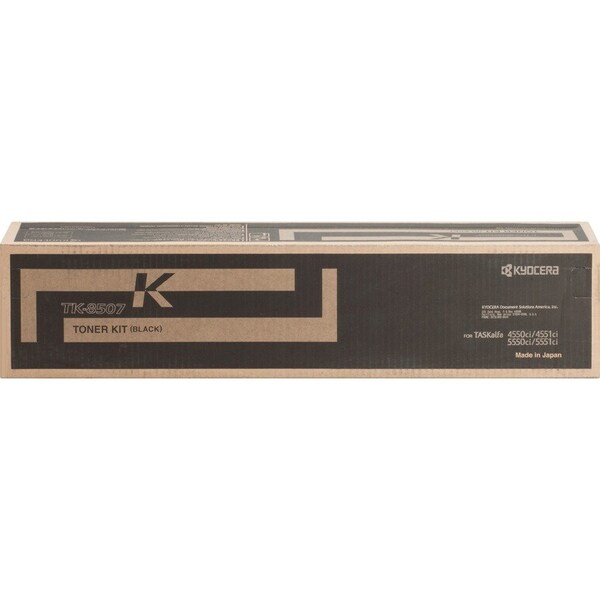 Kyocera Black Toner Cartridge, 30,000 Yield TK-8507K - main
