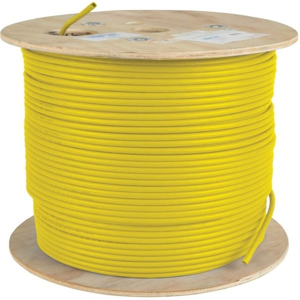 Eaton Tripp Lite Series Cat5e 350 MHz Solid Core UTP PVC Bulk Ethernet Cable - Yellow, 1000 ft. N022-01K-YW - main