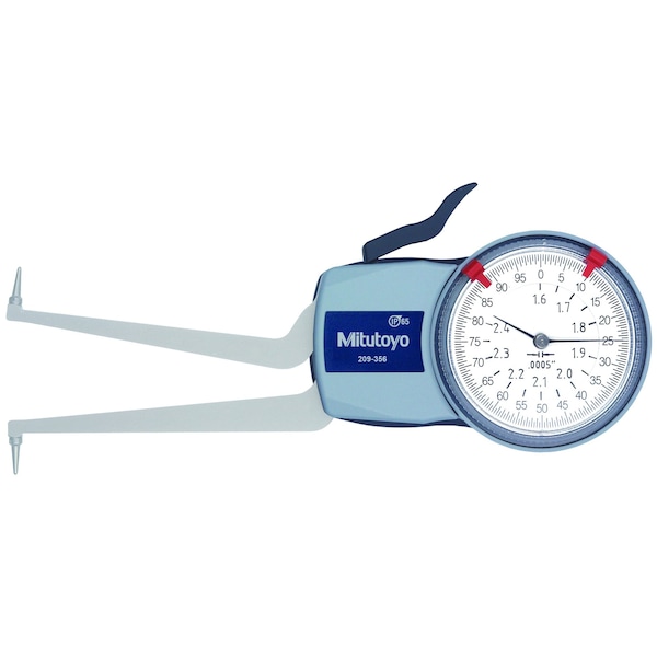 Mitutoyo Internal Dial Caliper Gage, 1.6" to 2.4" 209-356 - main