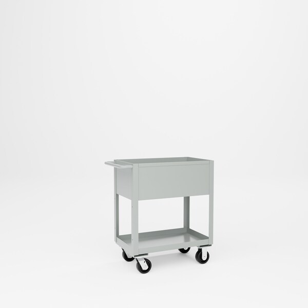 Pucel Tray Top Box Truck, 18 in W x 30 in D x 37 in H, 12 in Deep Box, Putty TT-1830-12P - main