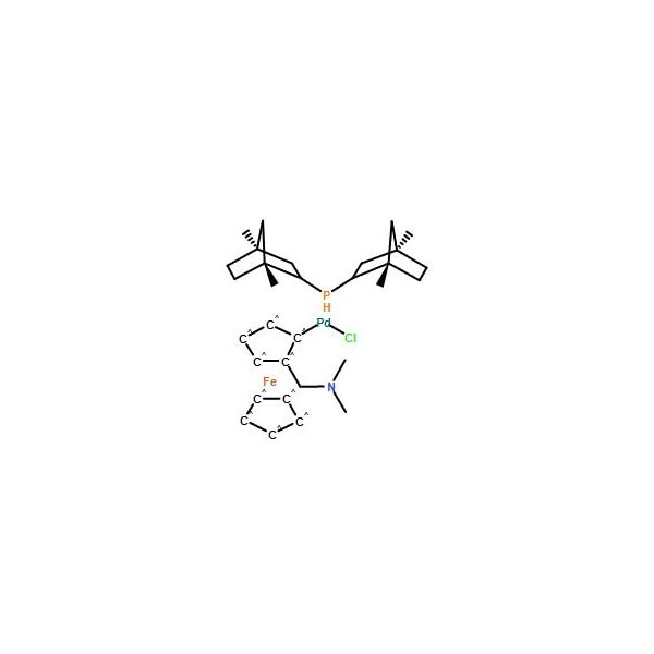 Ak Scientific Chloro(di-2-norbornylphosphino)(2-dimethylaminomethylferrocen-1-yl)palladium (II) (1g), CAS 614753- 8465AJ-1g - main