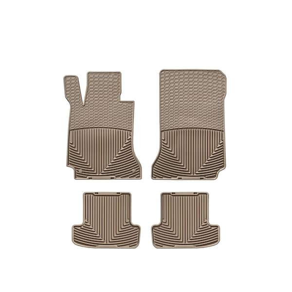 Weathertech Tan, Front and Rear All Weather Floor Mats MB W204C T - main