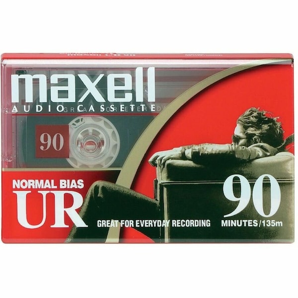 Maxell UR Type I Audio Cassette - 90 Minute - Normal Bias - 1 108510 - main