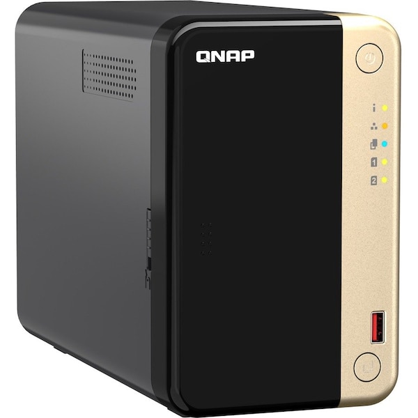 Qnap TS-264 2-BAY HIGH-PERFORMANCE DESKTOP NAS. INTEL 4C/4T PROCESSOR, BURST UP TS-264-8G-US - main