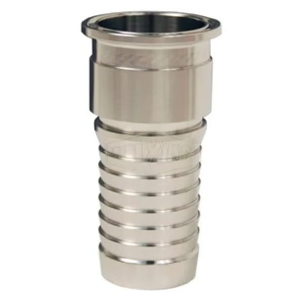 Dixon Internal Expansion Sanitary Stem, 3 in Nominal, Clamp x Hose Shank End Style, 304 Stainless Steel IXSE48 - main