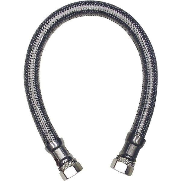Do It Best 3/8'' C x 3/8'' C x 20'' L. Braided Stainless Steel Faucet Supply Line 496-033DIB - main