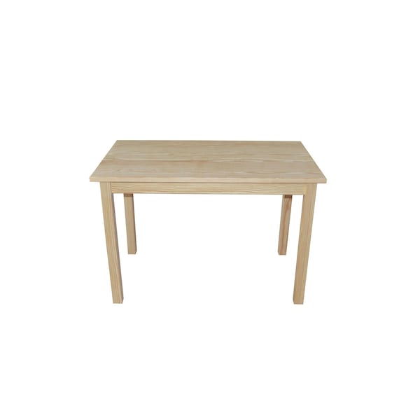 Homeroots 48" Natural Solid Wood Dining Table 548867 - main