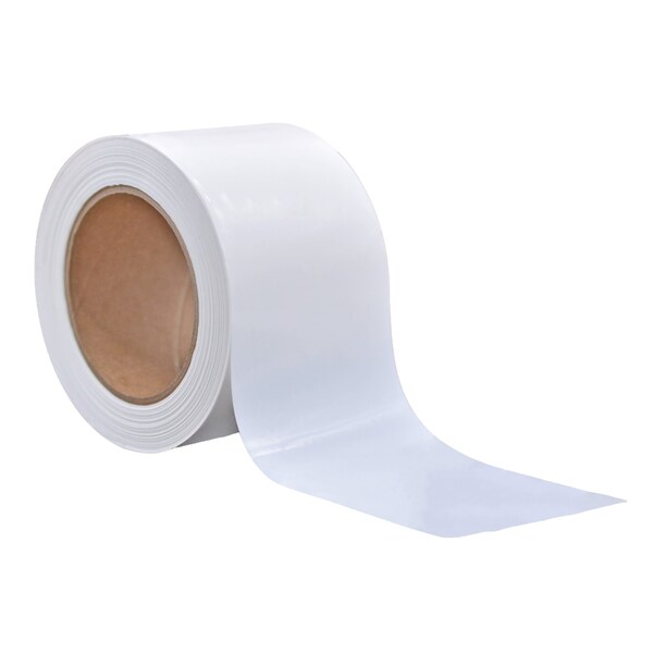 Wod Tape Barricade Tape, White, 3 inch Wide x Polyethylene, 3 mil WOD BRC-WNP-03000-36-200-WHI - main