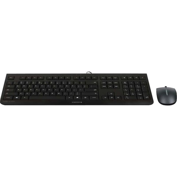 Cherry DC 2000 Wired Combo - Full Size, Black, Symmetrical Wired Mouse, 1200 DPI JD-0800EU-2 - main