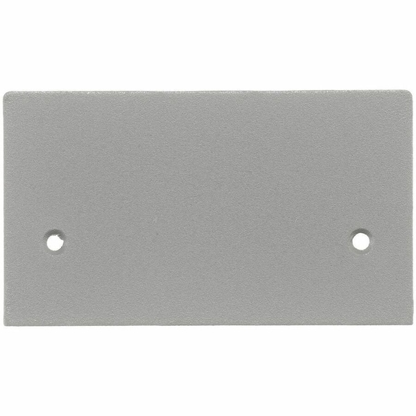 Hubbell Wiring Device-Kellems Blank Plate, Aluminum, Gray SS2309BGYA - main