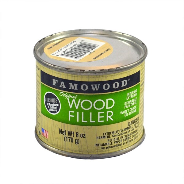 Eclectic Products 6 Oz Ash Famowood Solvent Based Original Wood Filler 36141102 - main