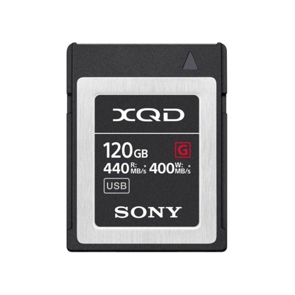 Sony MEMORY CARD, XQD G SERIES, QD-G120F 120GB, 440MB/S READ, 400MB/S WRITE QDG120F/J - main