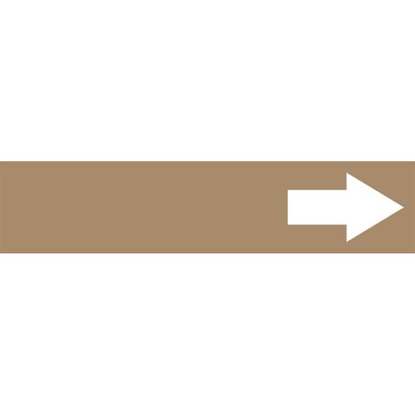 Accuform ASME ANSI PIPE MARKER SHORT ARROW RPK765STB - main