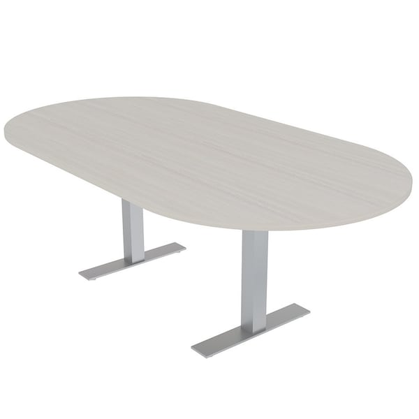 Skutchi Designs 6ft Racetrack Conference Table With Power | Harmony Series | 6 Person Meeting Room Table HAR-RAC-48X72-T-K458-NA - main