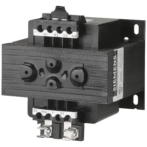 Siemens 250 VA Control Power Transformer, Multi-Tap Primary 240-480V, Secondary 120/115/110V MT0250A - main