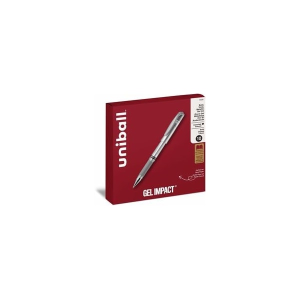 Uniball TM Gel Impact Metallic Ink Pen, 1 mm Bold Pen Point, Assorted Ink, Gel-based, 6PK 70295 - main