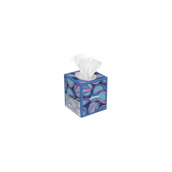 Kleenex Anti-viral Facial Tissue, 3 Ply, WhiteBox, 55/Box 541505 - main