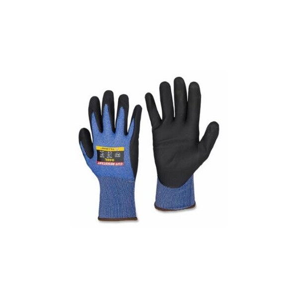Tillman Cut Resistant HPPE Gloves, 948, A2, Micro Foam Nitrile Coating, Large, Blue, 72PK 724-948L - main
