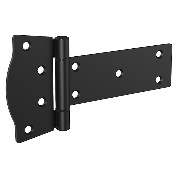 National Hardware Rustic Modern T-Hinge, Steel, Black, Tapping Screws Mounting N166-030 - main