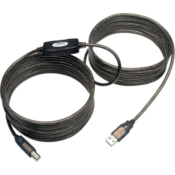 Tripp Lite series 25ft. High-Speed USB2.0 A/B Active Device Cable (A Male to B Male) U042-025 - main