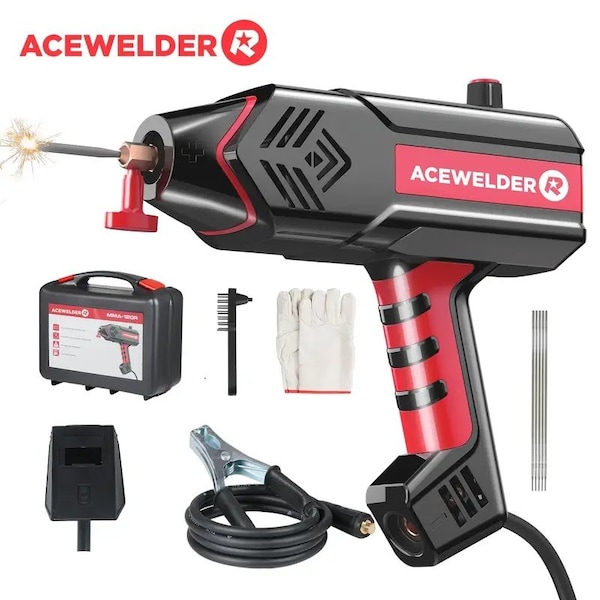 Wrightmaster 120 Amp 110 Volts Stick Welder, Held Welder Gun ZR-MMA120T - main