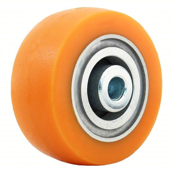 Hamilton Caster Wheel, 3"dia, 400 lb, Orange W-312-EMB-3/8 - main