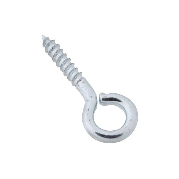 National Hardware Screw Eye, No 216, 0.062 in Dia Wire, 0.28 in L Thread, 0.69 in OAL, 5 lb Working Load, Steel N118-554 - main