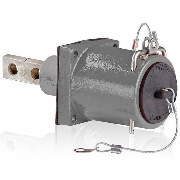 Leviton Rhino-Hide 49 Series Female Rec Gray 49FR2-CGY - main
