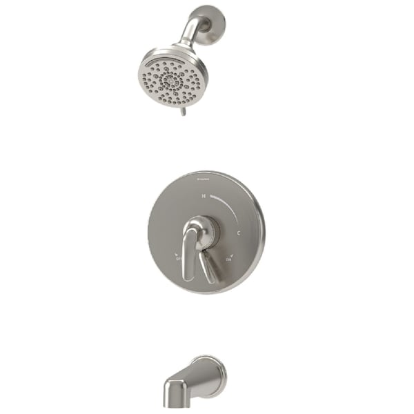 Symmons Single Handle Wall Mount Tub and Shower Trim Kit with Diverter Lever - Valve Not Included S5592STN15TRM - main