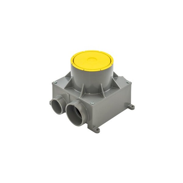 Hubbell PVC Box, 4 in CFBS1R4 Series, 5.00 in Minimum Depth of Pour CFBS1R4PFB - main